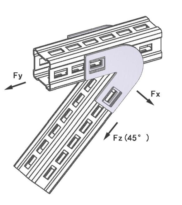 45度角平面連接件 2