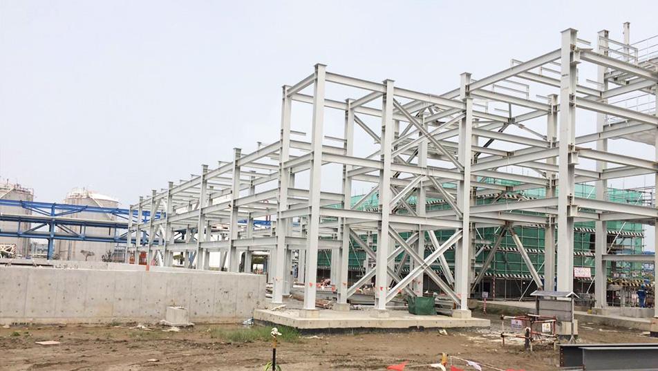 上海亨斯邁公司管架及裝置結(jié)構(gòu)