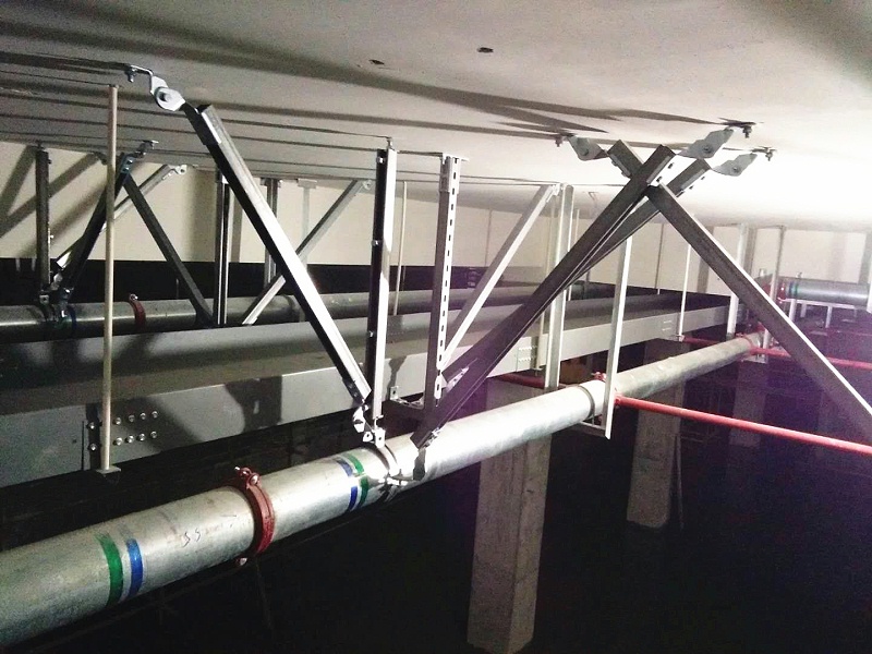 南通正道抗震支架安裝效果